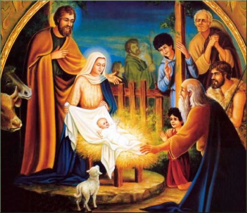 Hình ảnh Chúa Giêsu được sinh ra đời