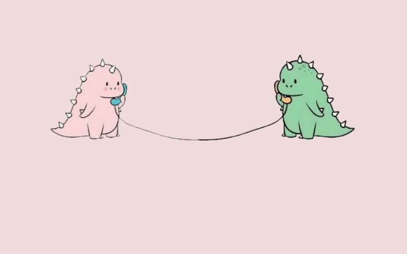 Hình ảnh khủng long dành cho các cặp đôi