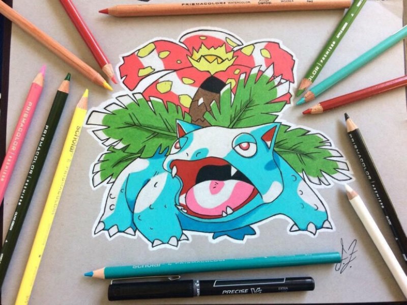 Tranh tô màu vẽ Pokemon 