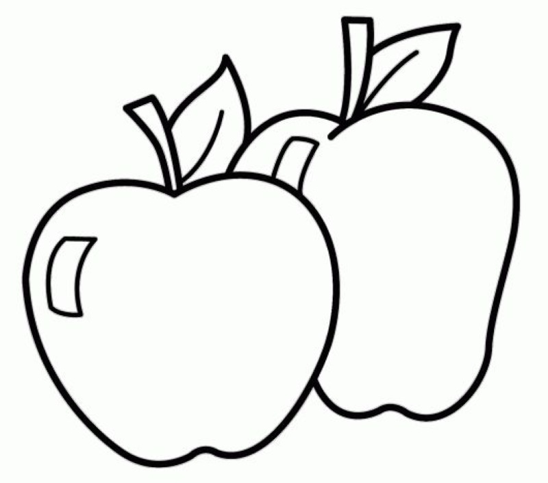 Hình ảnh 2 quả táo cùng nhau