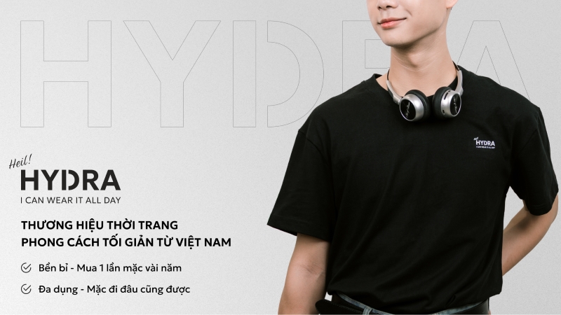 thương hiệu thời trang nam hydra