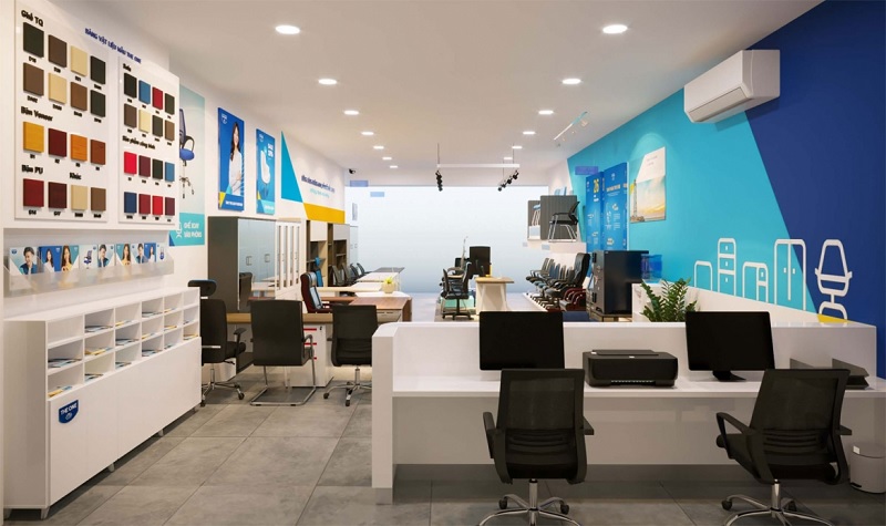 Hệ thống showroom nội thất Hòa Phát