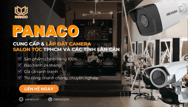 PANACO - Đơn vị lắp đặt camera cho salon tóc uy tín