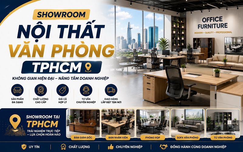 showroom nội thất văn phòng TPHCM