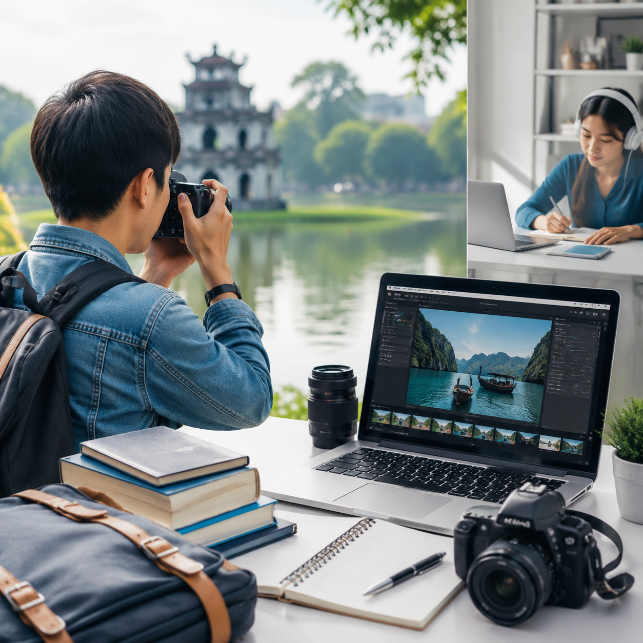 Chụp ảnh du lịch đẹp cho người vừa học vừa mê nhiếp ảnh